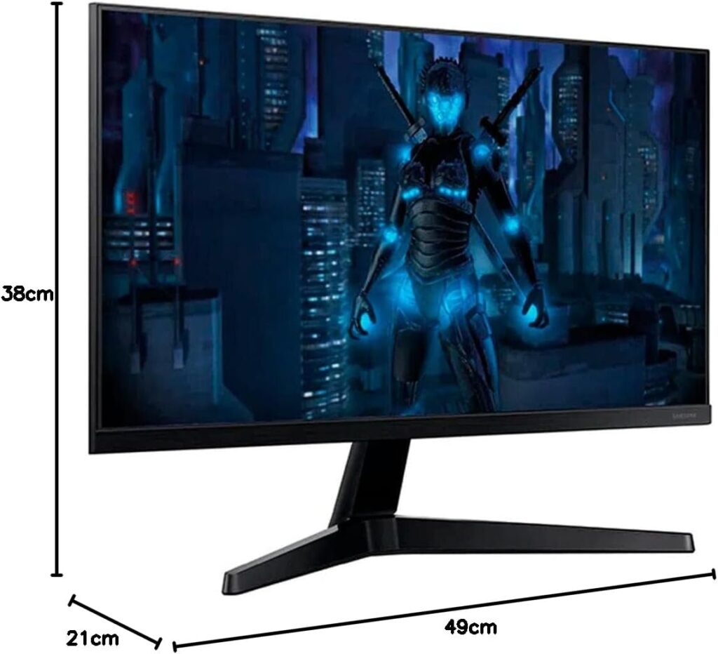 monitor gamer t350 24 preto samsung fhd